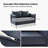 Eamor Modern 53" Upholstered Leather Loveseat-545787057