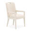 Fauteuil de salle à manger Portrait - Albâtre blanc