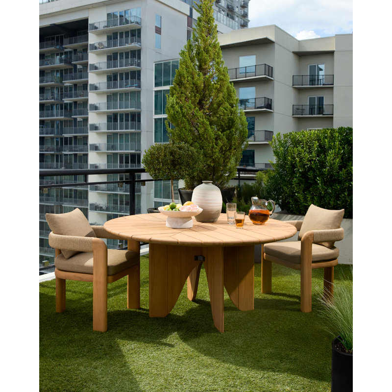 Ashley Childers X Surya Solene End Table, 22" H x 23" W x 23" D