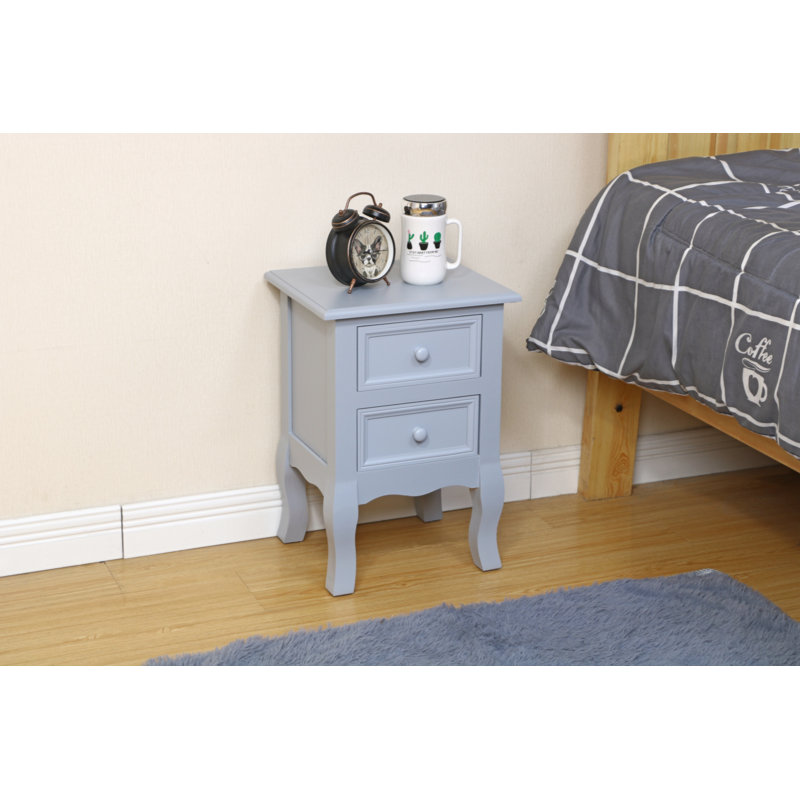 Table de chevet Woode Nordic, Gris, 1