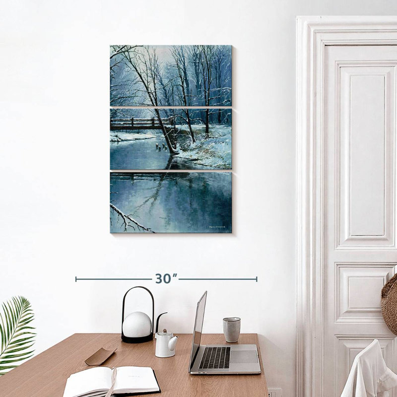 Winter First Snow, H 32" x l 20"