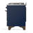 Majestic III Series 40 Inch Dual Fuel Range with 6 Sealed Burners, Griddle, in Mightnight Blue (Liquid Propane, Burnished Trim)-124828945-124828951-124828953