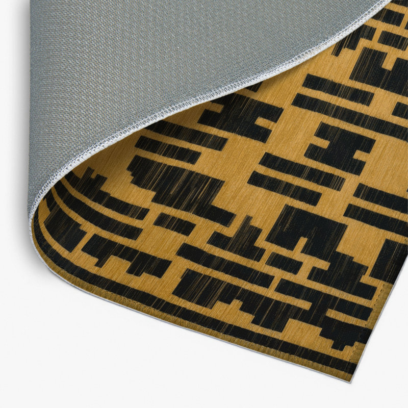 Tapis brun intérieur et extérieur Trellis, Rectangulaire 2 pi x 3 pi