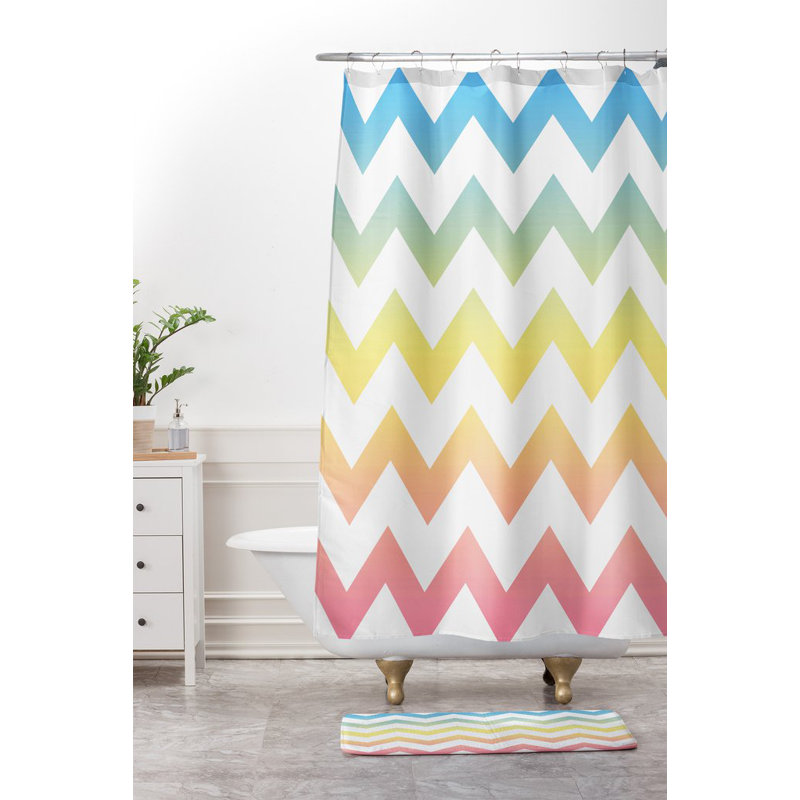 Tapis pour salle de bain chevron