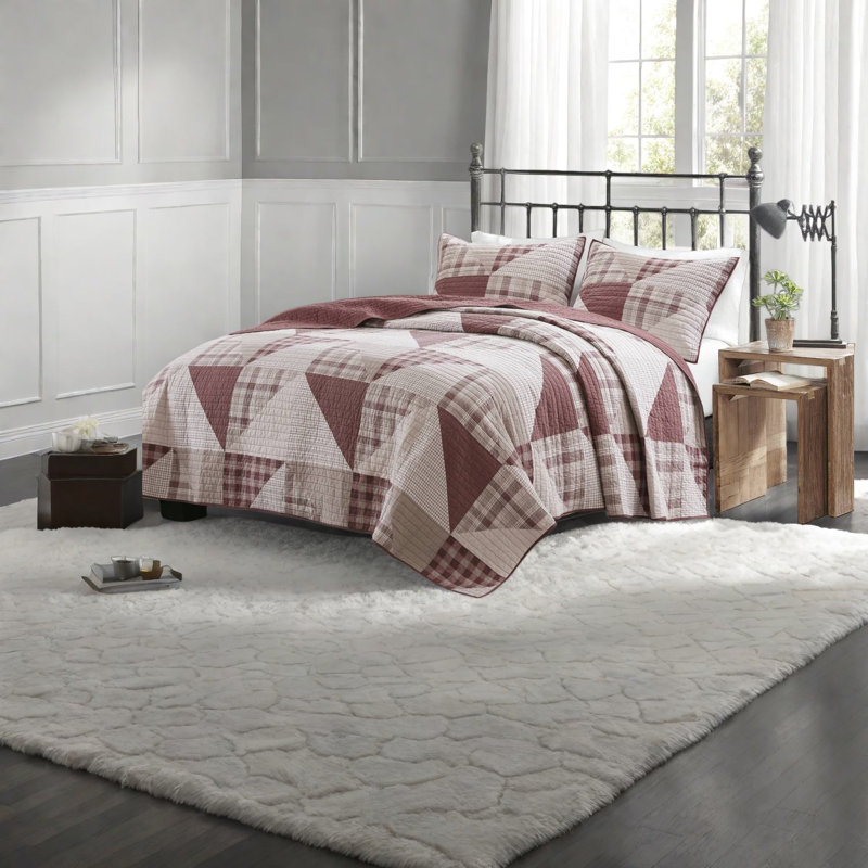 Ensembles de literie en coton luxueux, rosé grand, multicolore et confort toutes saisons