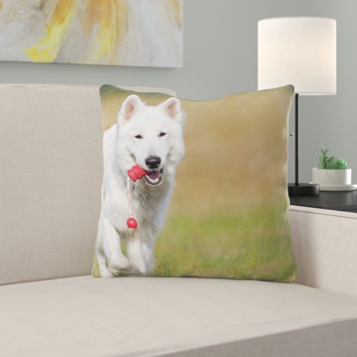 Microsuede Throw Pillow