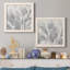 Shadow Leaves I - ensemble de 2 peintures sur toile encadrées-1770764853-1770764854
