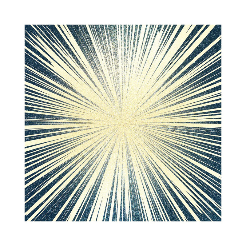 Burst II by Kimberly Allen - Print on Canvas, 93.98 cm H x 93.98 cm W x 3.175 cm D, Wrapped Canvas