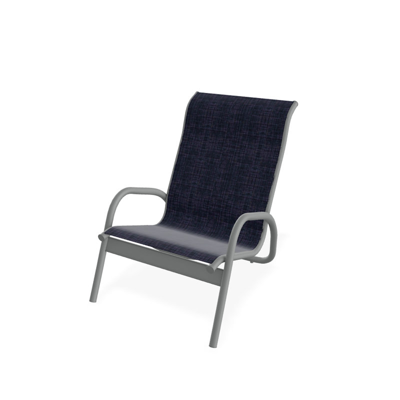 Gardenella Patio Chair, Graphite, Moments Navy