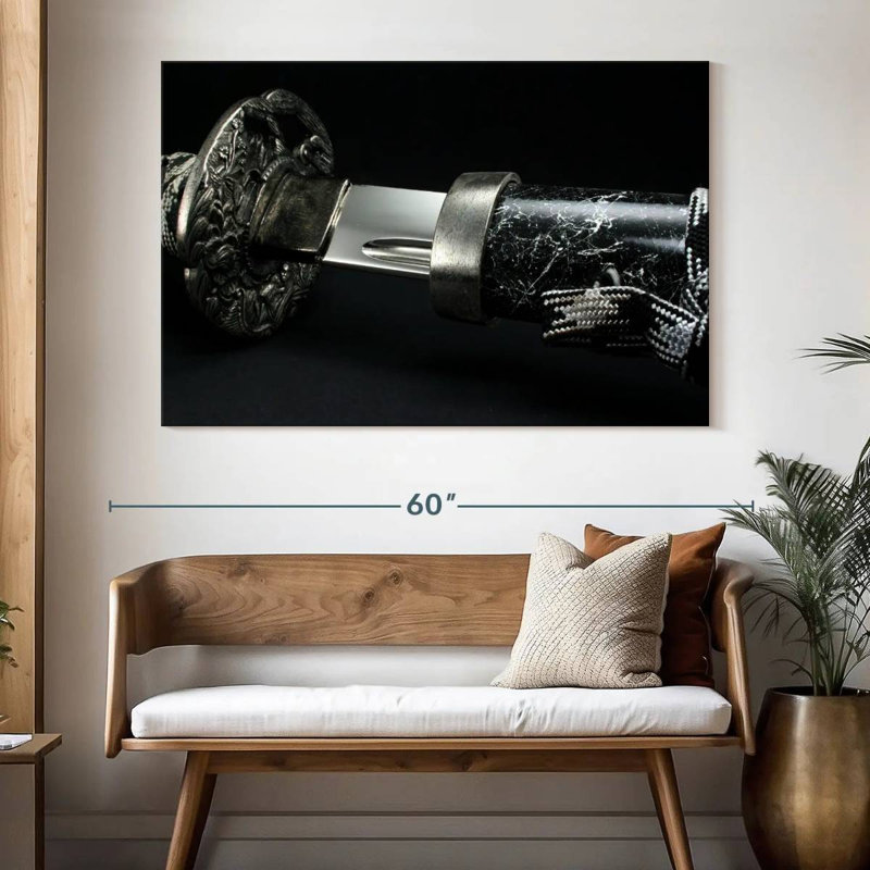 Mait Marble Katana Sword, 34" H x 51" W