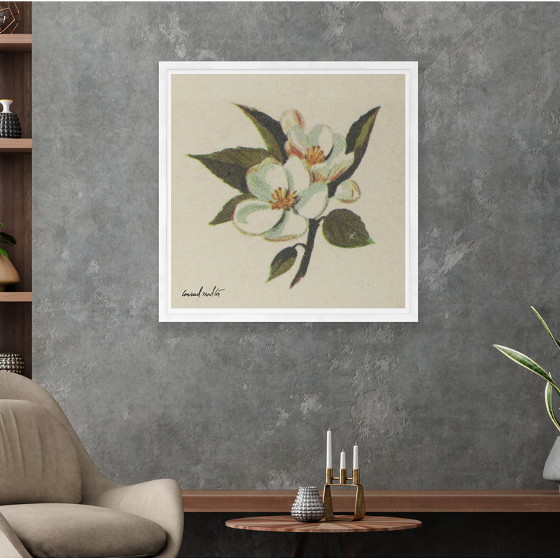 White Blossom II Print, White