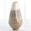 Cream Rises Dented Vase-65149738
