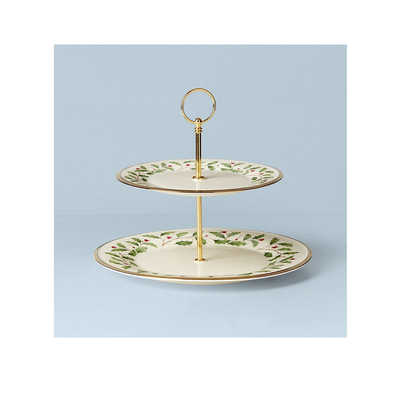 Lenox Holiday 2-Tiered Server