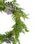 Couronne de brindilles artificielles succulentes et feuillage vert - 22 po