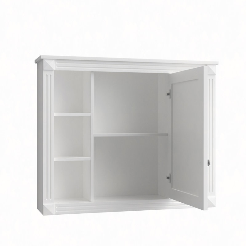 Meuble-lavabo 36 po avec lavabo supérieur, armoire à miroir, armoire de rangement avec 2 portes à fermeture douce et 2 tiroirs, meuble-lavabo simple
