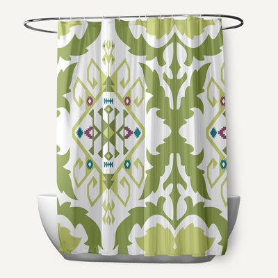 Rideau de douche simple à motif floral Alfreda