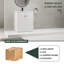 Meuble-lavabo autoportant avec lavabo en résine