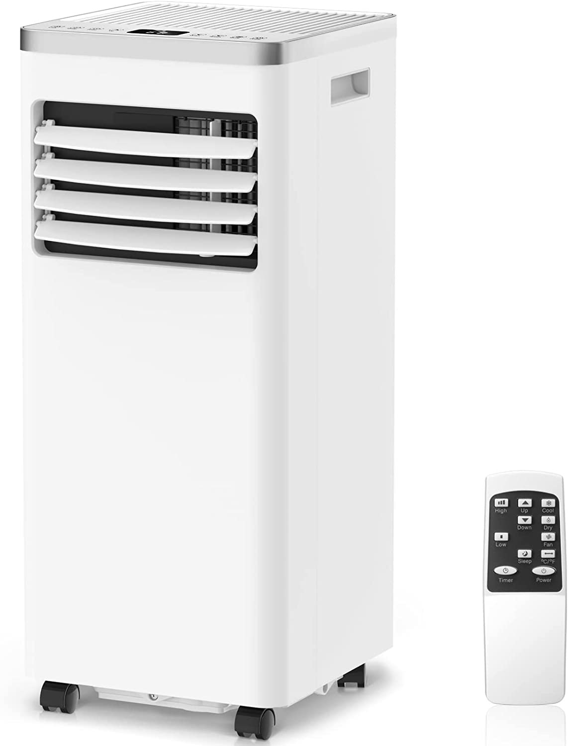  BLACK+DECKER 8,000 BTU Portable Air Conditioner up to 350 Sq.  with Remote Control, White : Home & Kitchen