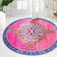 Tapis traditionnel d'Oppie fuchsia / violet-18140984