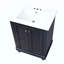 Meuble-lavabo moderne, conception simple et élégante avec rangement à fermeture en douceur, tablette réglable, meuble-lavabo avec lavabo en céramique-1203825564
