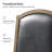Quennel 22.5''W Transitional Faux Leather Dining Chair with Solid Wood Frame (Set of 2)-1581338791