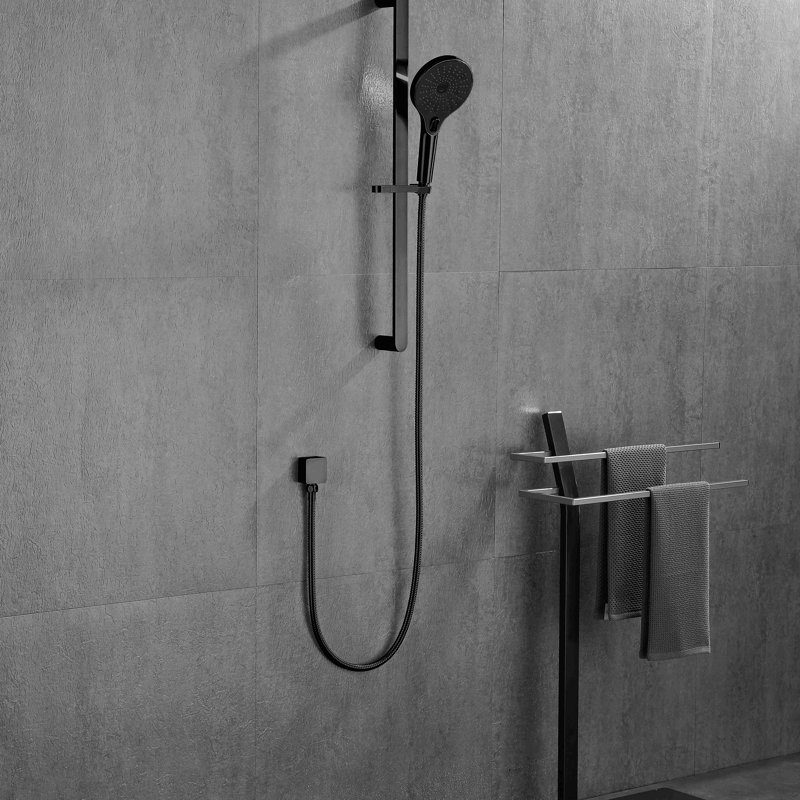 Handheld Shower With 28-Inch Slide Bar And 59-Inch Hose