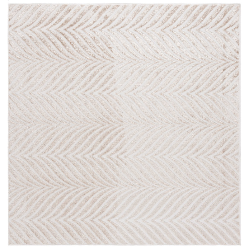 Jeziel Performance Abstract Rug, Square 6'7"