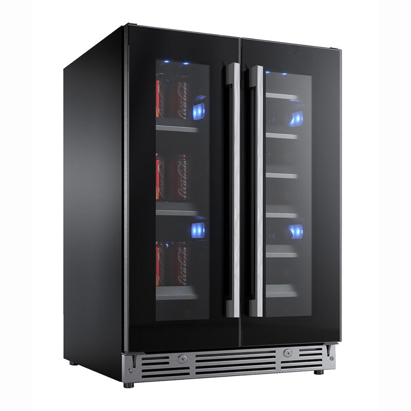 24" Beverage/Wine Double Door