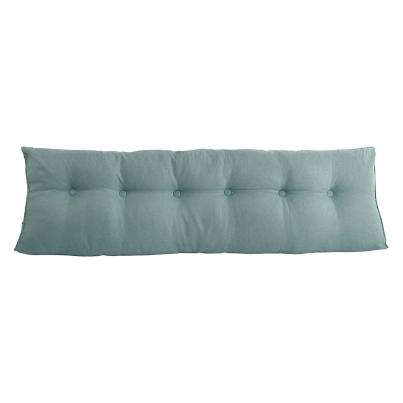 Cotton Rectangular Backrest, Light Blue, 180cm W x 20cm D