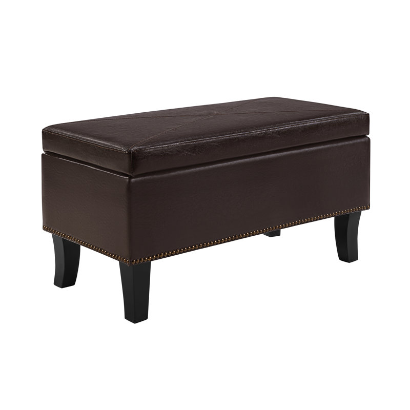 Tarrin Upholstered Ottoman, Tarrin Espresso Vegan Leather