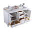 Ensemble de meuble-lavabo double 60 po Mariário-1919716893-1919716892