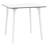 Farrah 31" W Square 4-Person Plastic Patio Dining Set-1305203425
