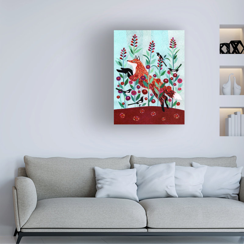 Art mural sur toile tendue - «Wilderness Collage III» de Kim Conway pour décoration de salon, de chambre à coucher ou de bureau - 24 x 32
