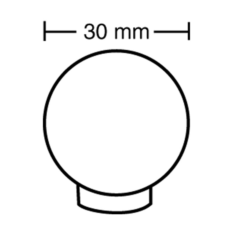 1 3/16" Diameter Round Knob