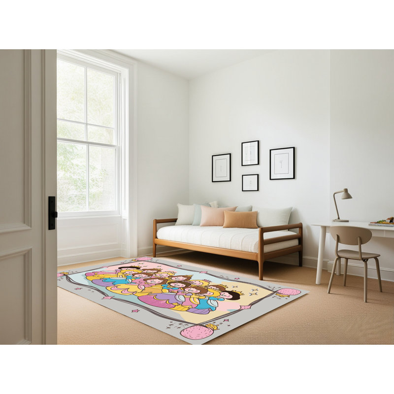 Tapis fantaisie East Urban Home, Rectangle 7 pi x 9 pi