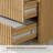 Valerica 2-Drawer Fluted Nightsatnd with Charging Station-1559768624