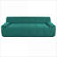 Canapé d'appoint à canapé-lit 3 pièces 86,2 po Sofas Polyester | Vert sauge-1678993172