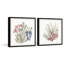 Tring Seaweed And Corals by Marmont Hill - 2 Piece Single Picture Frame Painting Set-87414582