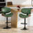 Jaquela Swivel Bar Stool of 1/2, Counter Height Bar Stools with Back and Footrest, Adjustable Counter Stools 24" to 33", Faux Leather Modern Stools for Kitchen Island-1582365123-1568819707