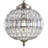 Tatianna 1 - Light Antique Brass/Clear Pendant-1511850339