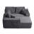 Left L Shaped Sectional Couch (Gray)-61732554