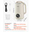 Machine à lait 8 en 1, machine à lait de soja 34 oz avec mélange de 180 W, pour avoine maison, noix, soja, jus, lait frappé, céréales de riz, boissons à base de plantes avec auto-nettoyage, eau bouillante, délai de 12 heures