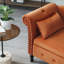 Chaise longue en velours à rangement multifonctionnel-431419235
