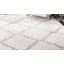 Tapis à poil long à motif géométrique Lamoreaux-820367799