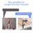 4 Spray Modes Gunmetal Black Faucet, 360 Pull - Down Feature, Splash Functionality, Ceramic Cartridge, Installation Guide, 1.57 Inches Spout Width Kitchen Faucet In Stainless Steel, For Multiple-2130815122