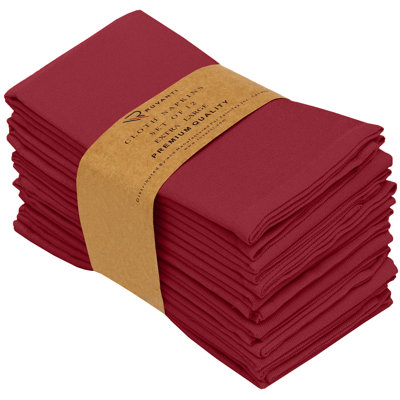 Serviettes en polyester et coton