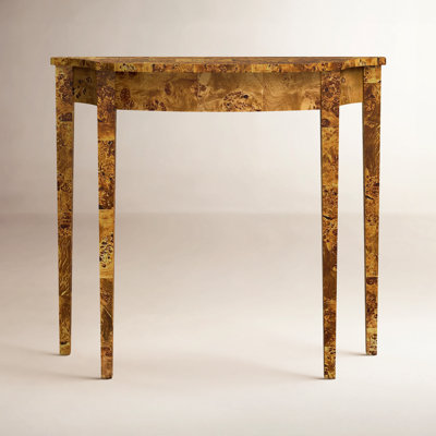 Kal 36" Burl Console Table
