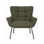 Fabric Accent Chair with Powder Coated Steel Legs-88414759