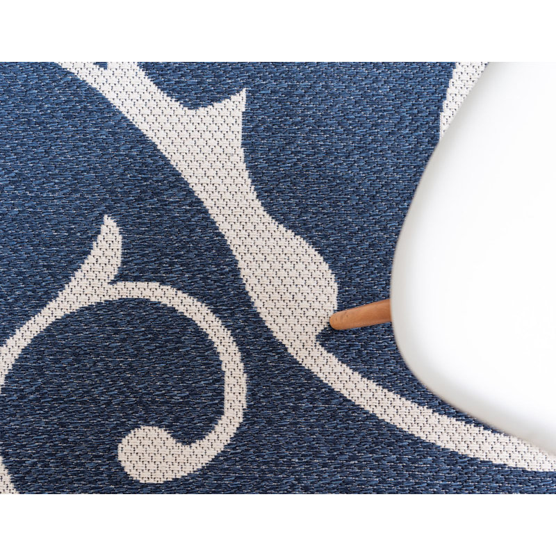 California Cotton Abstract Indoor Rug, Rectangle 6'4" x 9'