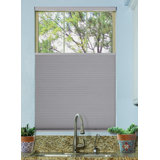 Honeycomb Gray Sheen Blackout Cellular Shade